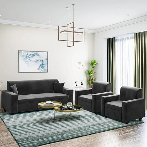 5 Seater 3+1+1 Fabric Sofa Set