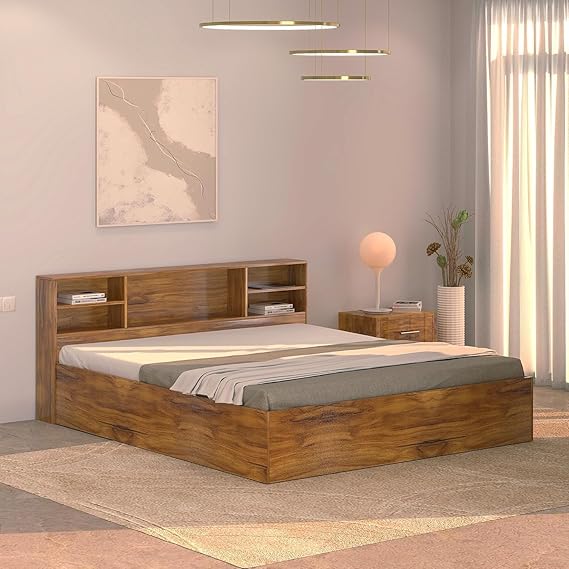 Callas Trinity Queen Size Bed Engineered Wood